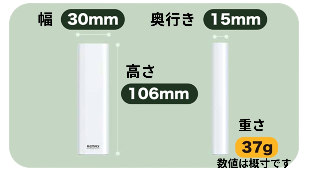 コンパクトで持ち運びに便利