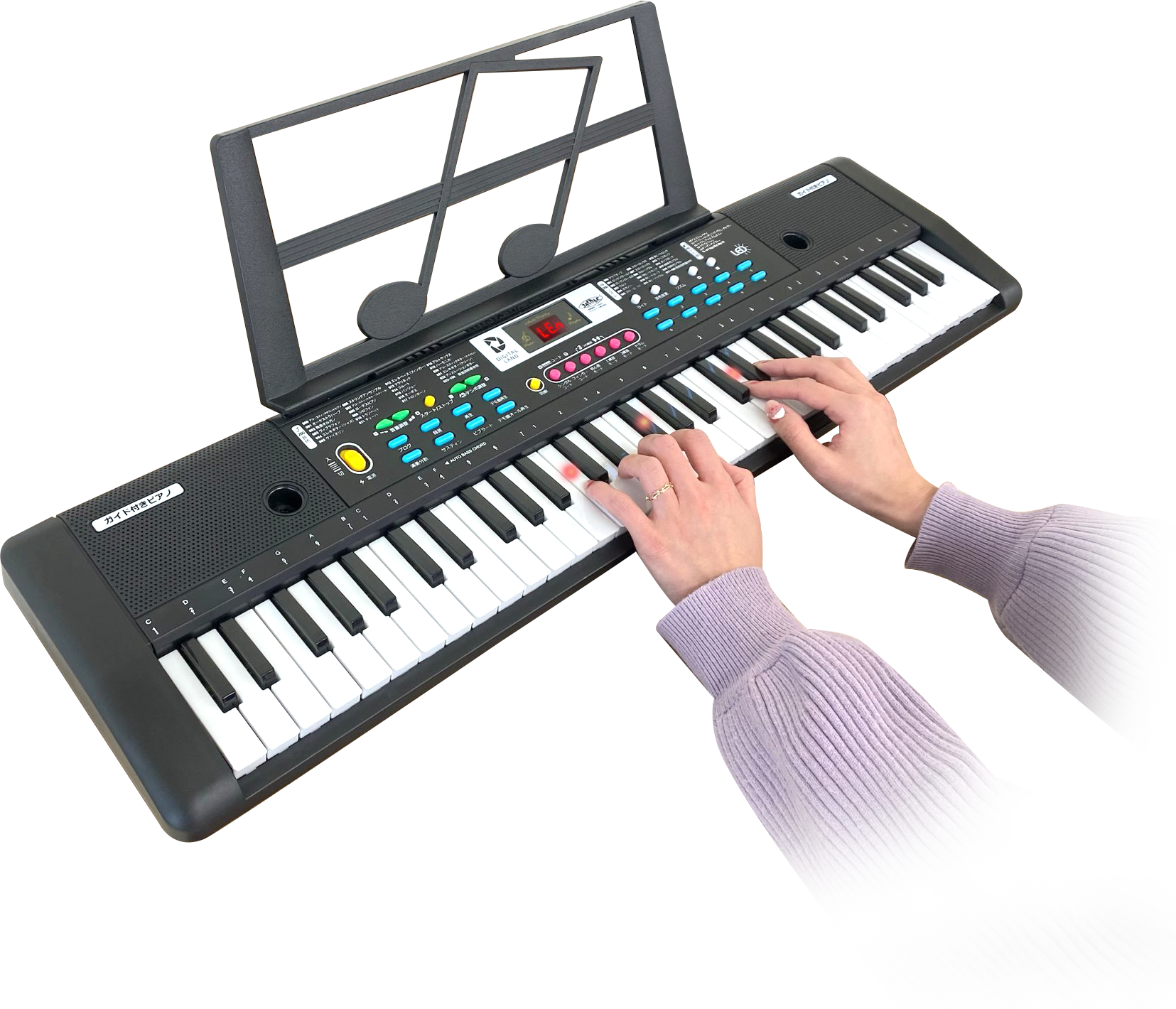ガイド付き電子ピアノ｜ソースネクスト