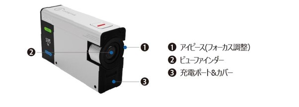 3次元ゴルフ用レーザー距離計 CaddyTalk CUBE｜ソースネクスト