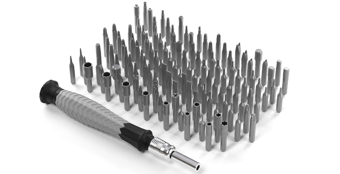 120ビットものツールを収納