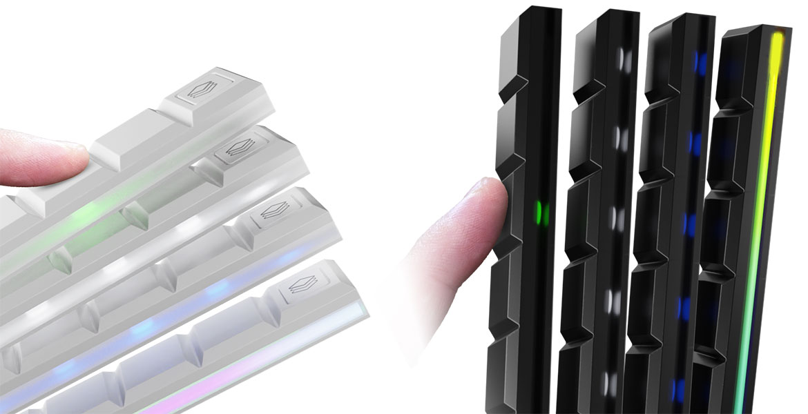 分かりやすいLED表示機能