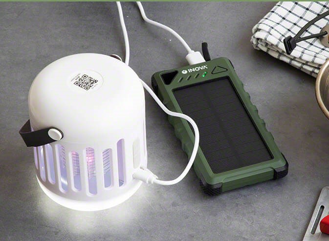 モバイルバッテリーから給電