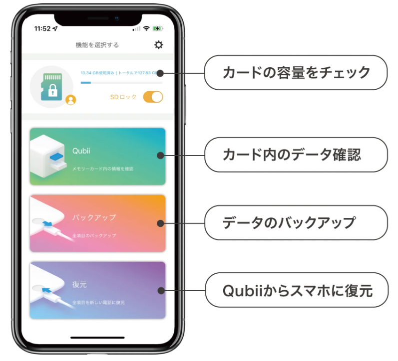 専用アプリで管理