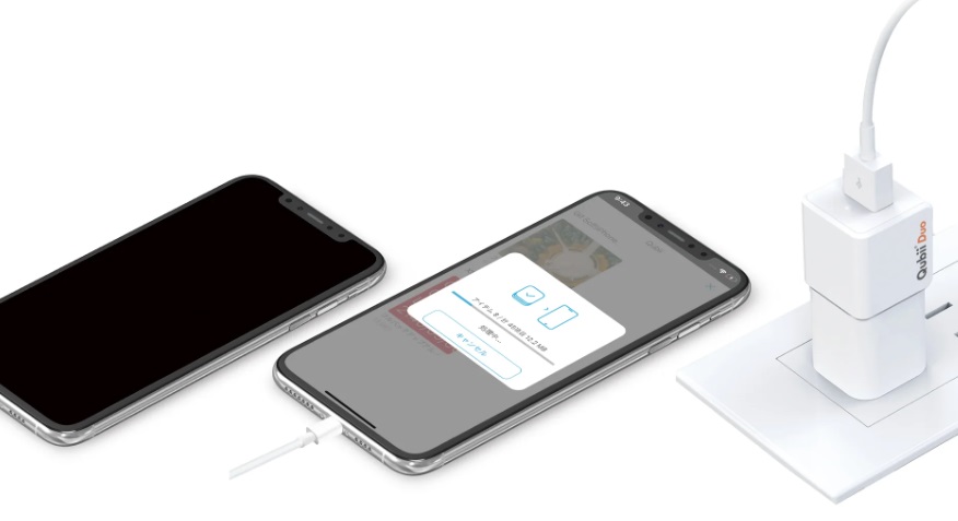 Qubii Duo - スマホ自動バックアップカードリーダー｜ソースネクスト