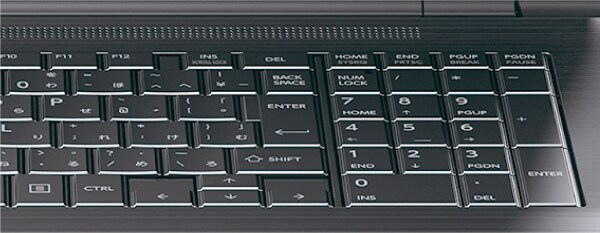 テンキー付きキーボード