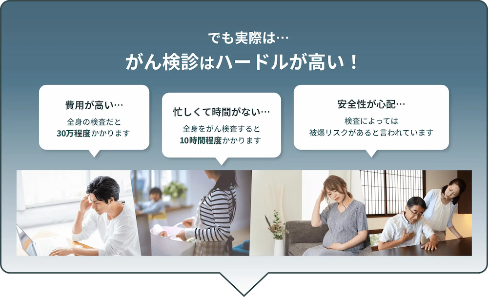がんは、定期的な検診による早期発見が重要です