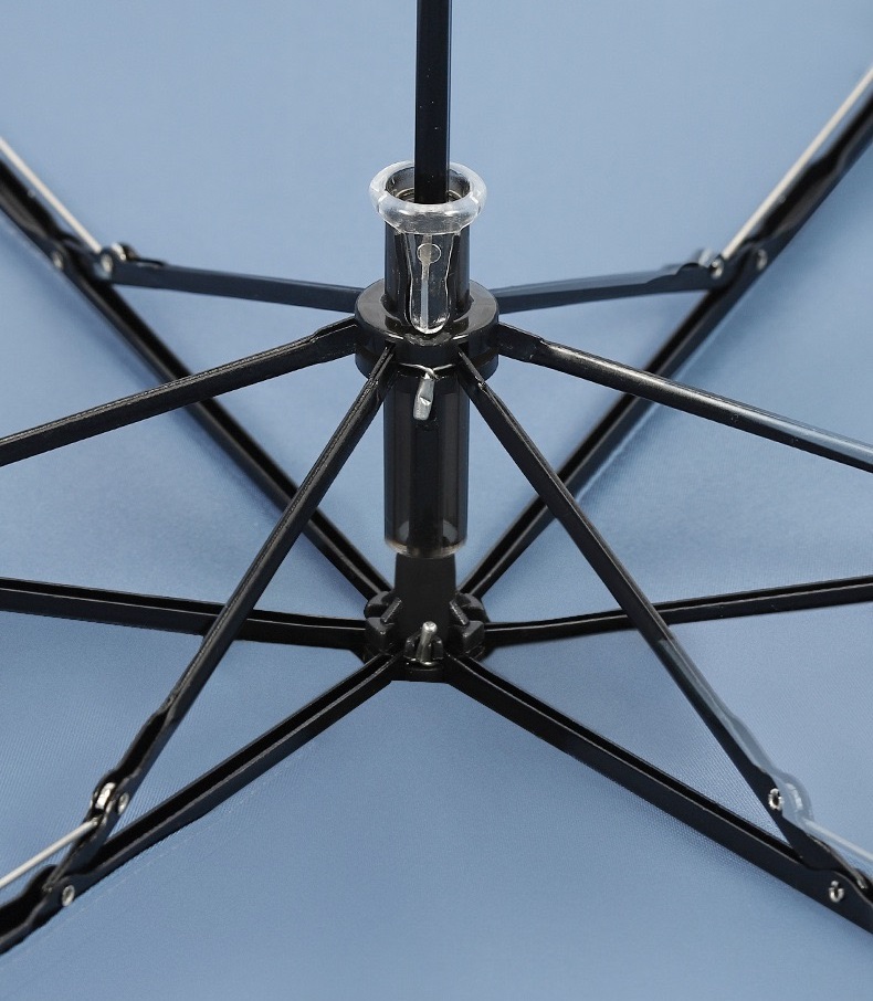 軽量だけど安定の6本骨