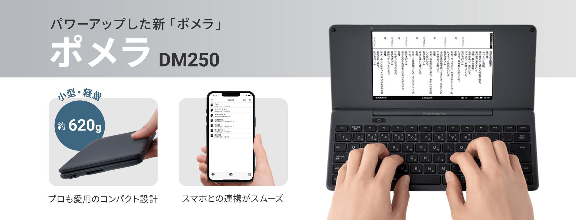 ポメラ DM250|ソースネクスト ポメラ DM250|ソースネクスト