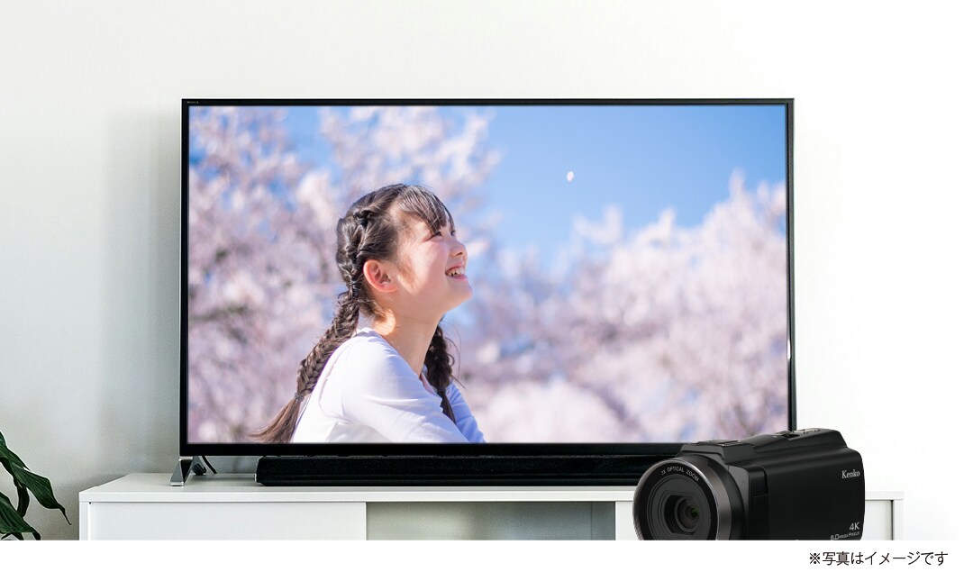 テレビにつないで鑑賞