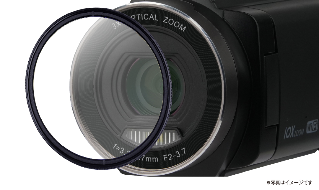 52mmフィルター取り付け可能