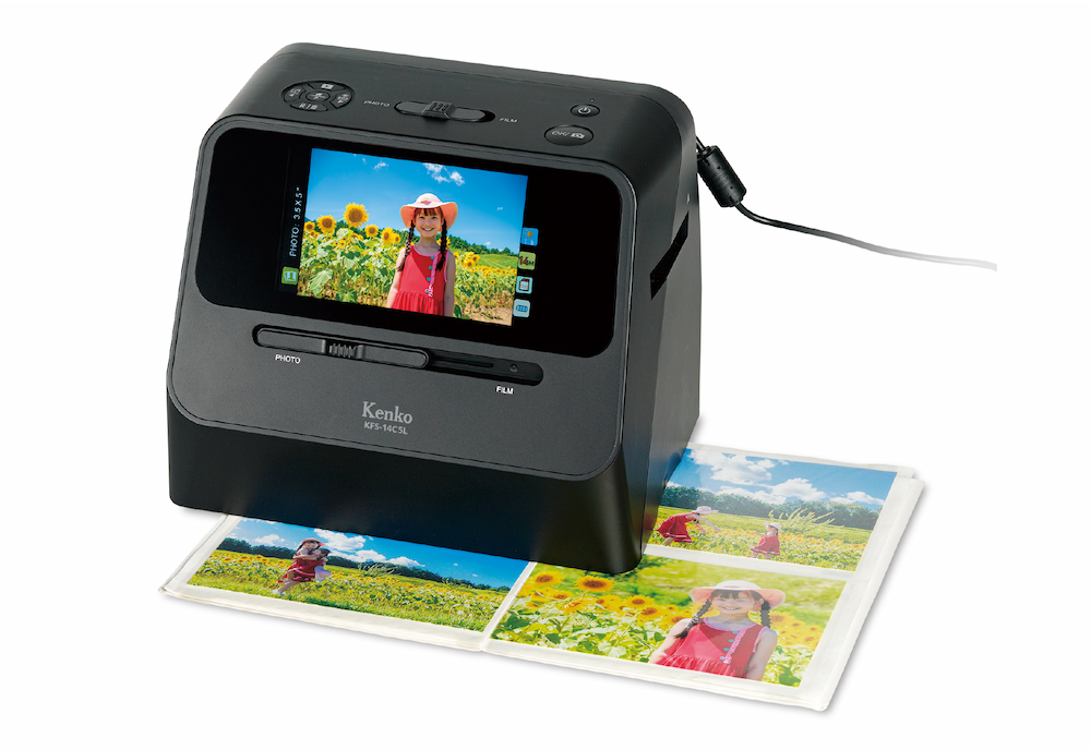 アルバムや雑誌の上に直接のせてスキャン