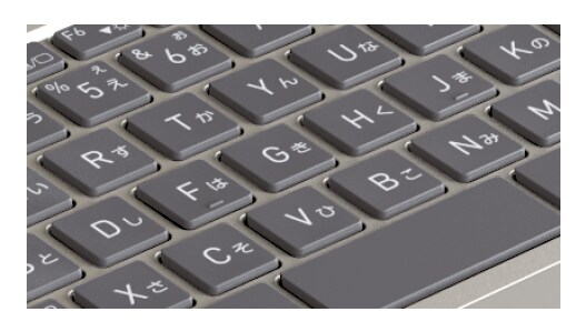 打鍵感･視認性に優れたキーボード