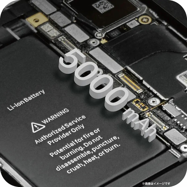 バッテリー内蔵＆超低電力動作モード搭載