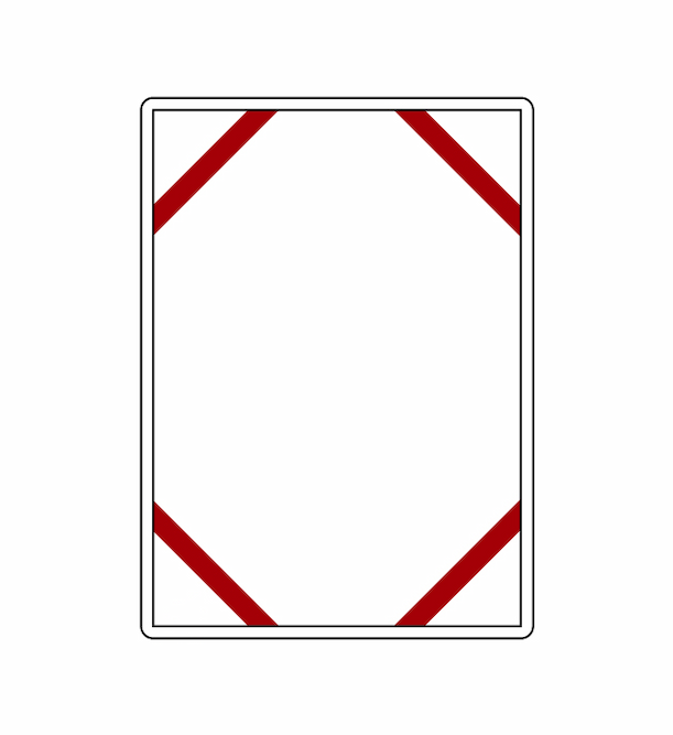 4隅ゴムバンド付き