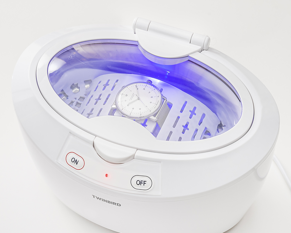 洗浄中の様子がわかるLEDランプ付