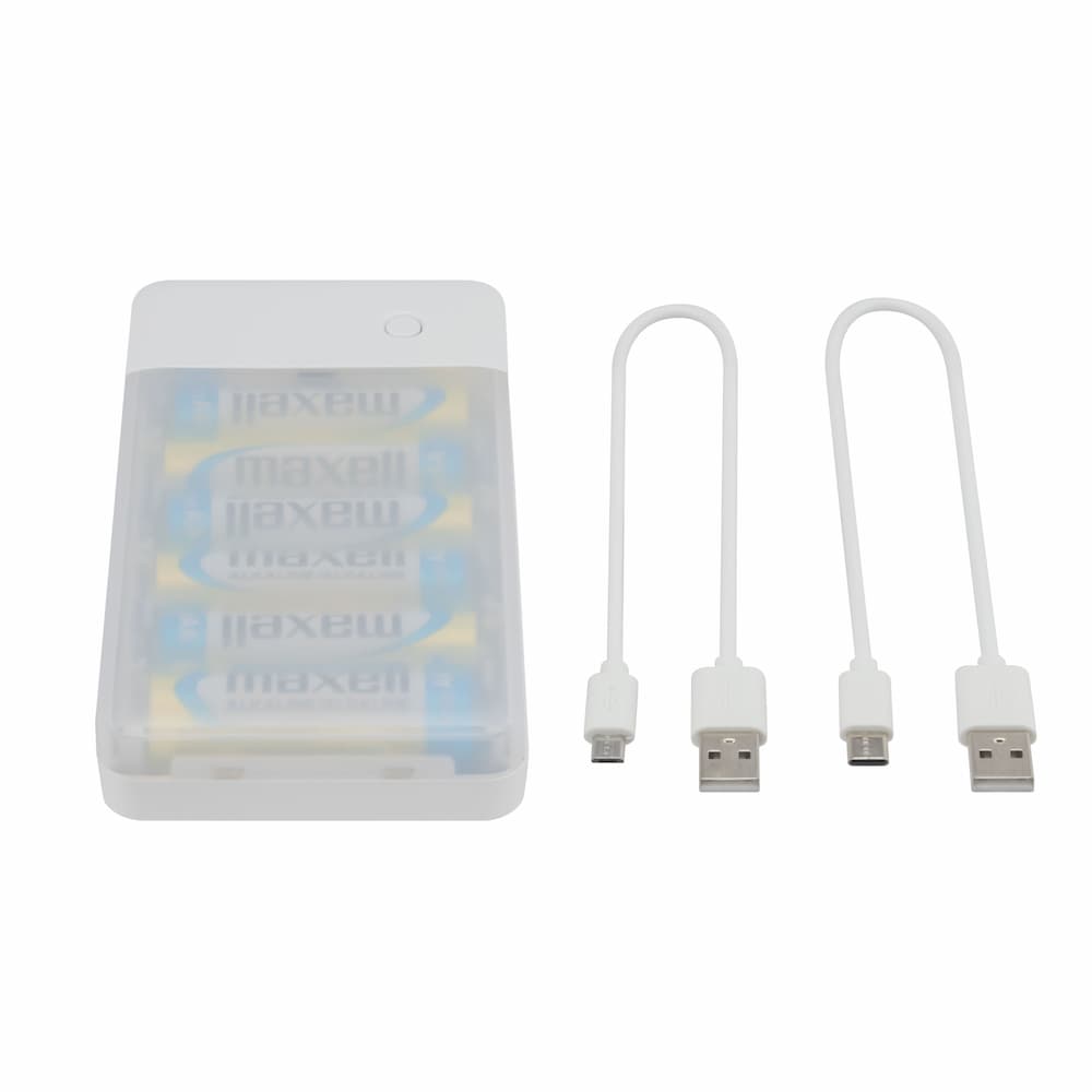 Omoidori 乾電池つき　みつ 乾電池式モバイル充電器｜ソースネクスト