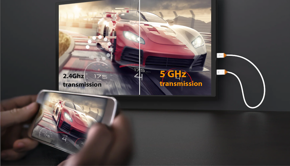 高安定性5GHzの無線周波数