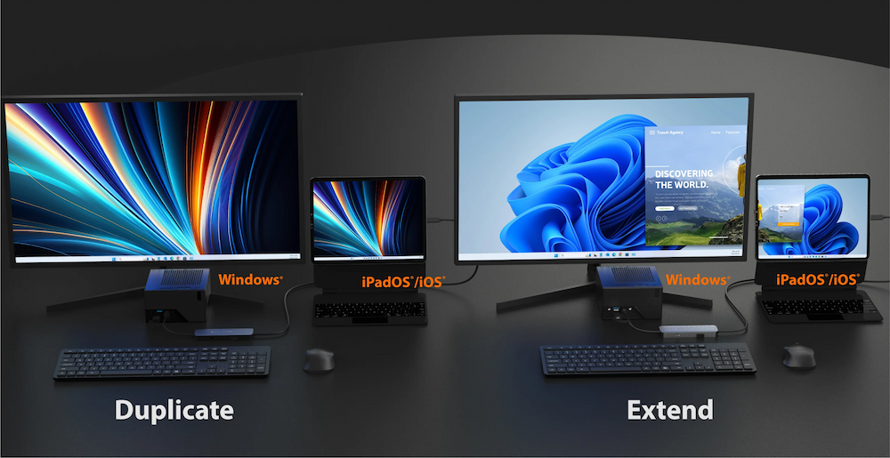 iPadをWindowsの外部モニターに