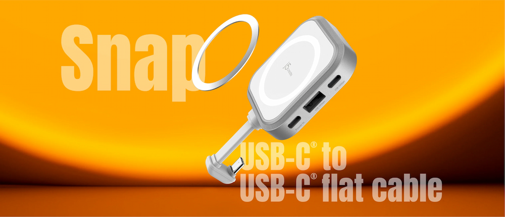 フラットケーブルを採用、iPhoneとピッタリ沿う