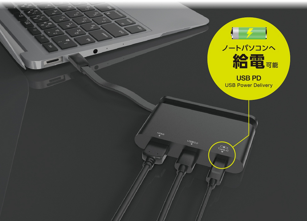 USB Power Deliveryに対応