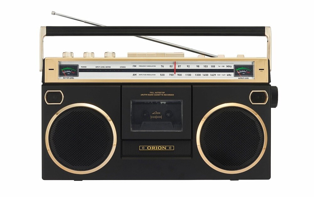 ★動作品❤️Wラジカセ❤️スピーカー★分離も可能★カセット＆ラジオ △ LASONIC ラジカセ型スピーカー i931X ipod付き 検)ラジオ