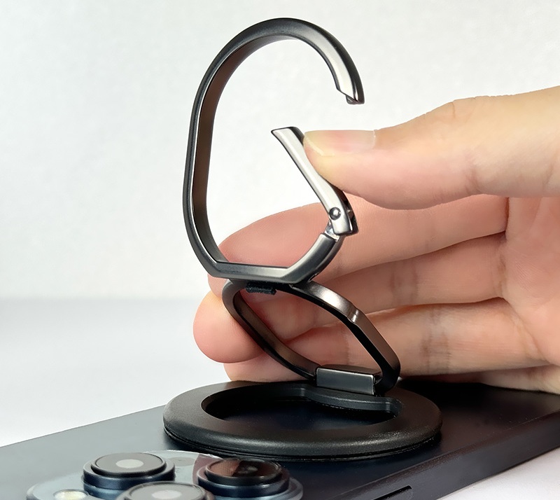 引っ掛けやすいカラビナリング