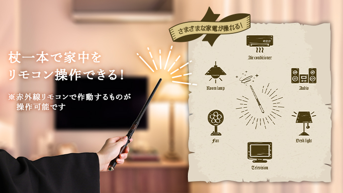 杖1本で家中をリモコン操作できる