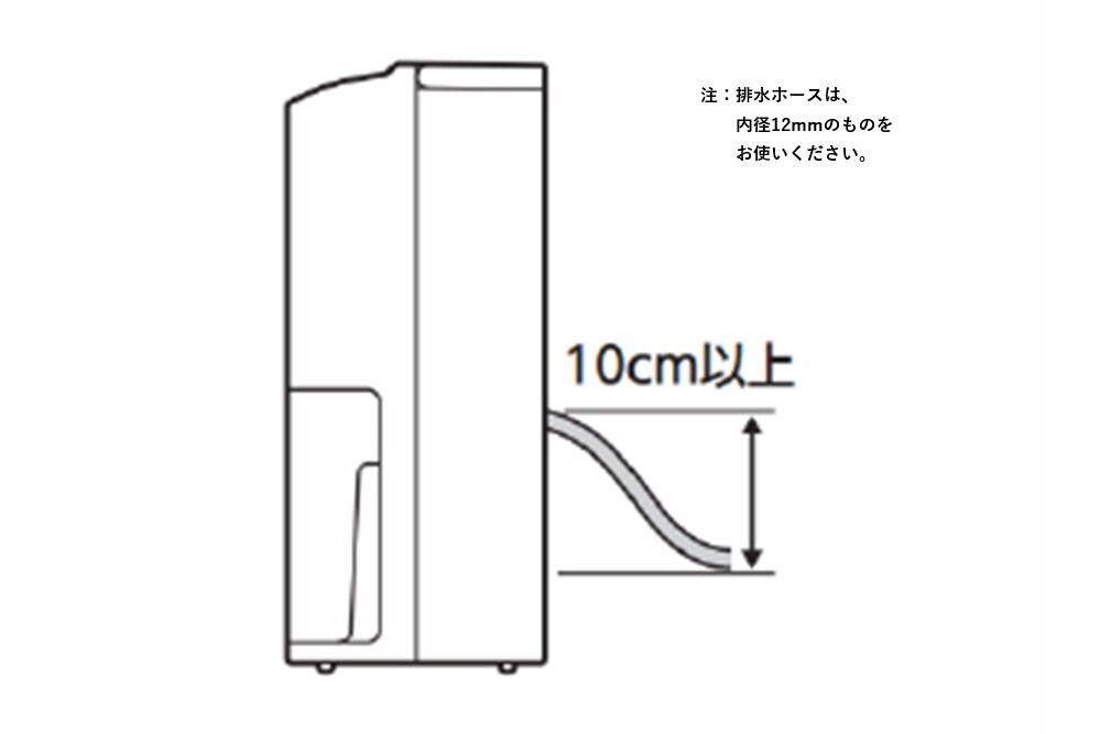 連続排水が可能