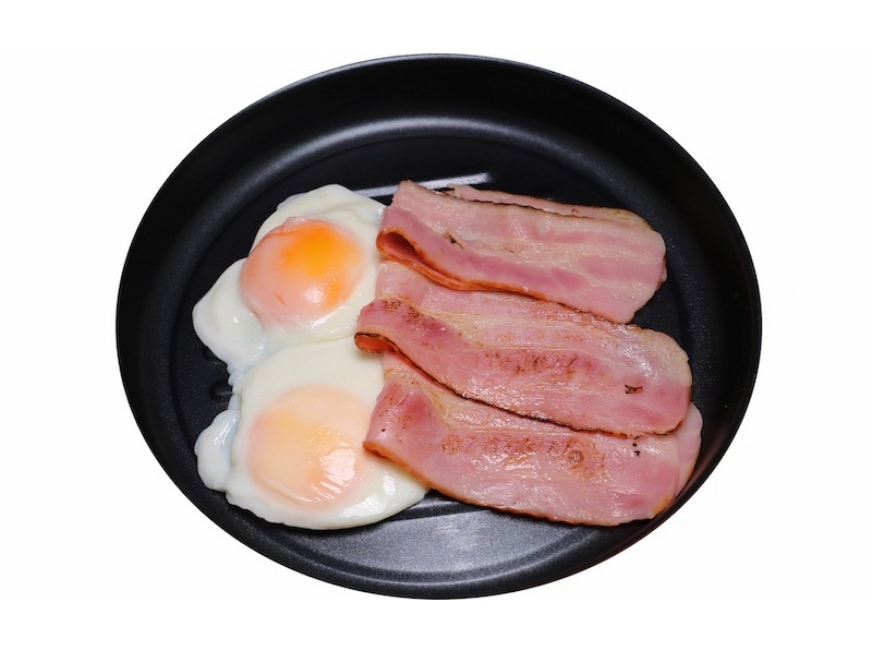 電子レンジでフライパンのような仕上がり