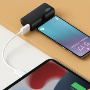 直挿しコネクター＆Type-Cポートで2台同時充電