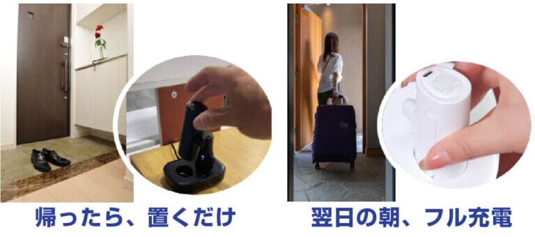 置くだけでフル充電
