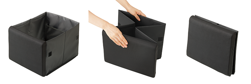 広げて便利、たたんで快適