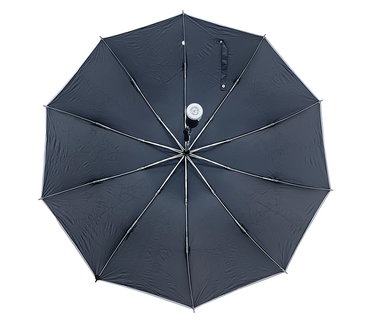 ワンタッチ開閉 LEDライト付き折り畳み傘｜ソースネクスト