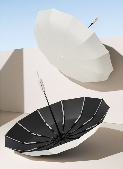 0.5秒で素早く開閉できる強風に負けない折りたたみ傘