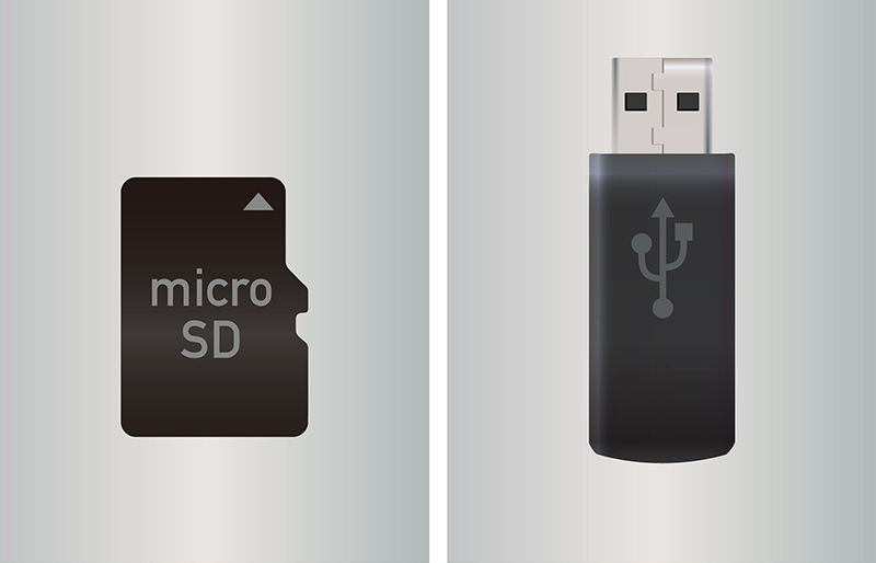 選べる記録メディア