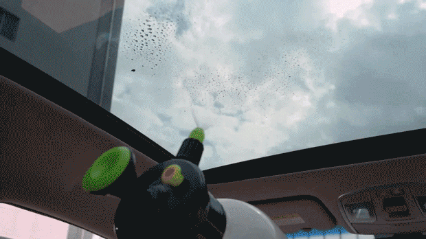 余ったフィルムは車のサンシェードにおすすめ