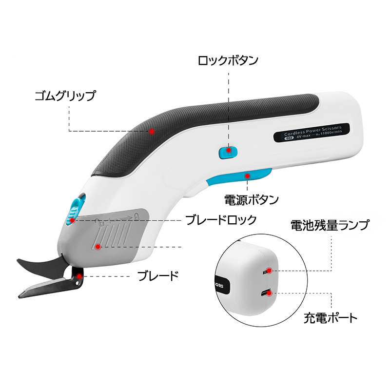 電動ハサミ｜ソースネクスト