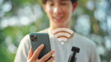 スマホに簡単接続