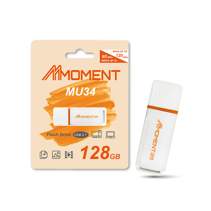 USB3.1メモリ（128GB）MOMENT MU34｜ソースネクスト