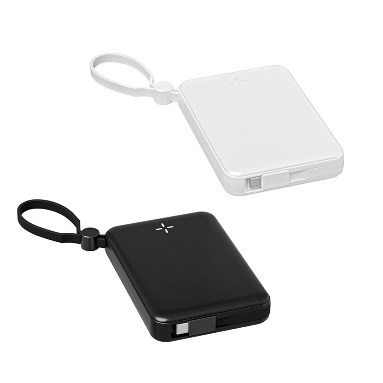 ケーブル一体型モバイルバッテリー（10000mAh）｜ソースネクスト