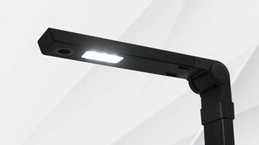 6灯LEDで鮮明に撮影