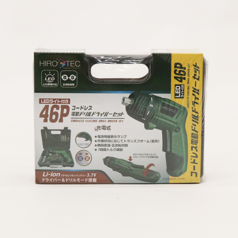 とぶとり 46Pコードレス電動ドリルドライバーセット｜ソースネクスト