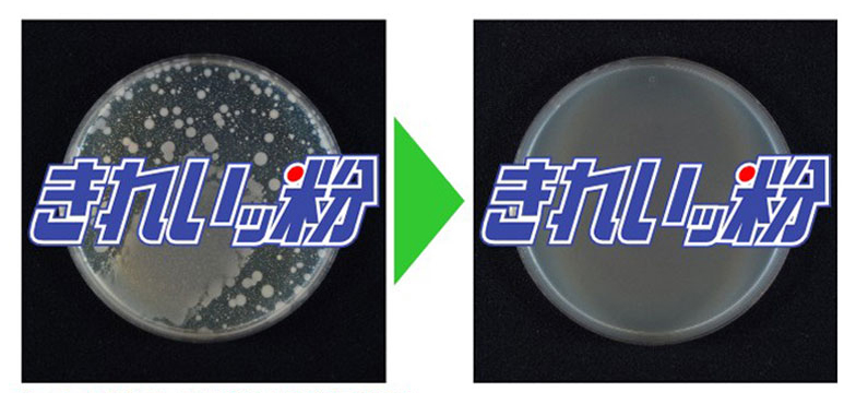 実証された驚きの除菌カ
