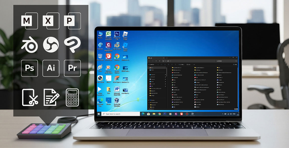 アプリ起動もワンボタンで