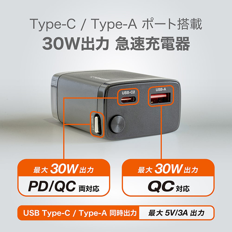 USB Type-C / USB Type-A3ポート搭載