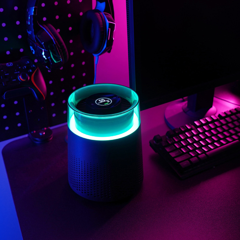 RGBライティングで彩りながら空気もきれいに