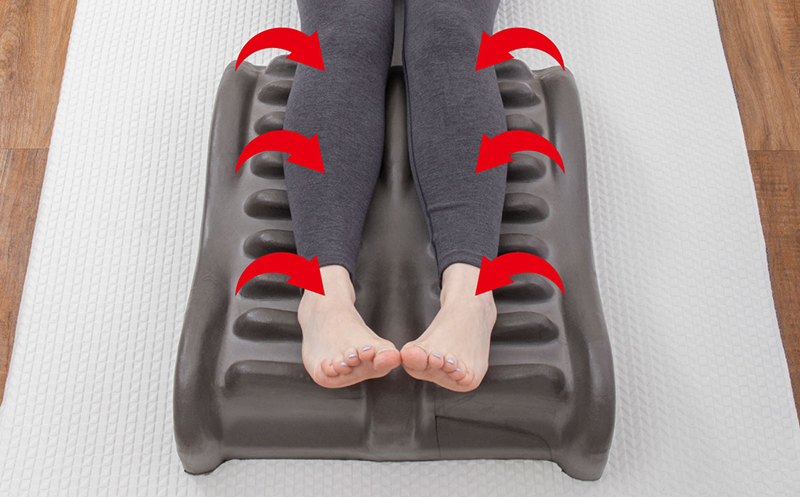 BEELAZY 寝ながらストレッチ フットピロー 33-0102 グレー BEELAZY 寝ながらストレッチ フットピロー 33-0102 グレー フット