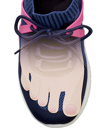 ストレッチ素材で快適フィット・移動脱ぎ履きスムーズ