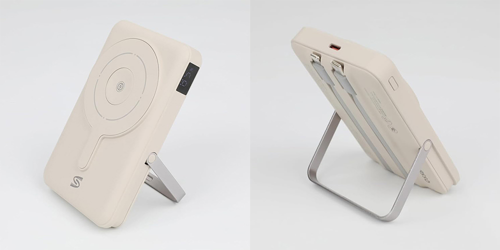 ケーブル不要＆超安全・超長寿命次世代の準固体モバイルバッテリー