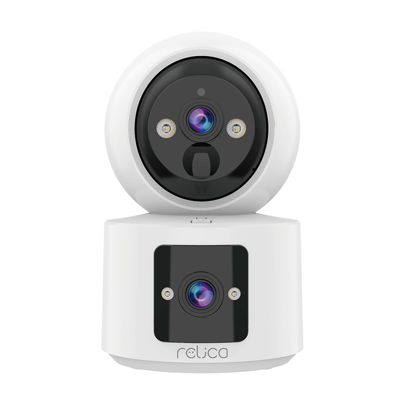 スマートカメラ デュアルレンズ 防犯カメラ ワイヤレスWIFI接続 見守りカメラ SREE デュアルレンズ・フルワイヤレス見守りカメラ DL-iB｜ソースネクスト